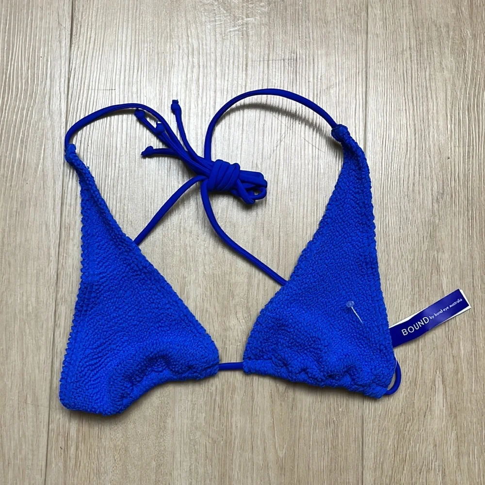 NEW BOUND by Bond-Eye THE SOFIE Bright Blue
Triangle Bikini Top_4